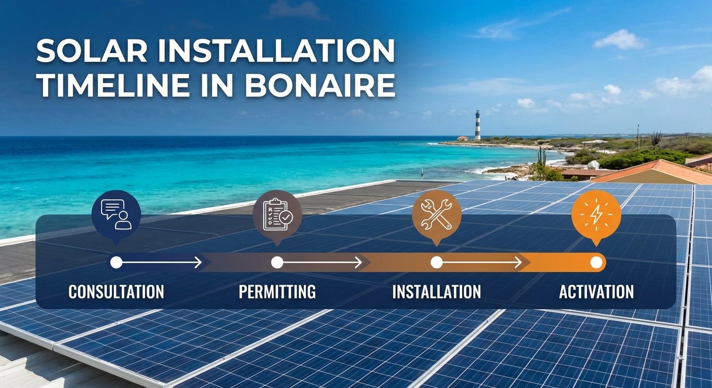 Solar Installation Timeline in Bonaire