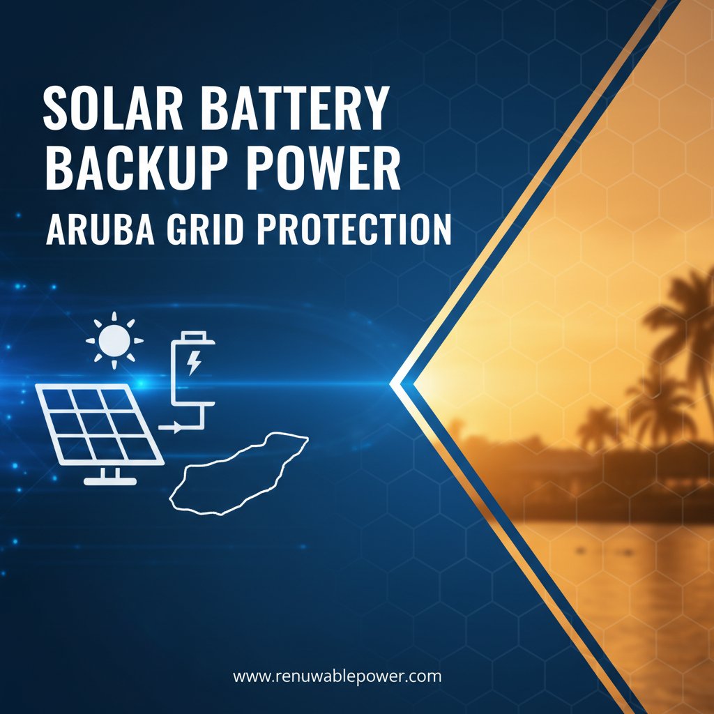 Solar Battery Backup Power: Aruba Grid Protection